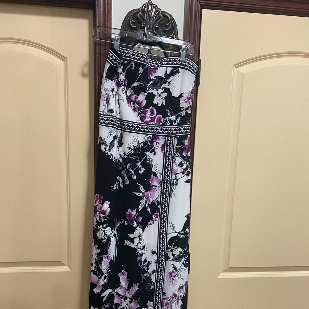 NWOT White and Black Dress